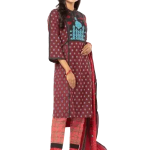 ইন্ডিয়ান রাজস্থানী সুতি বুটিক রাজপরী থ্রি পিস